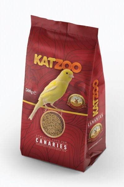 Katzoo Kanarya Karışık Yemi 500g 12 Adet