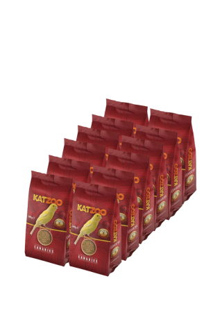 Katzoo Kanarya Karışık Yemi 500g 12 Adet