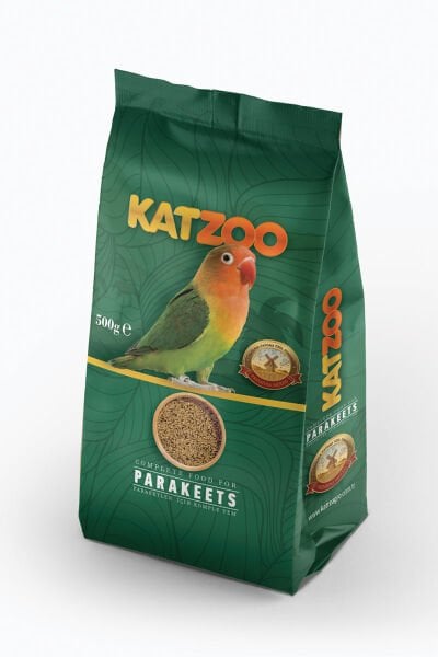 Katzoo Paraket Yemi 500g 12 Adet