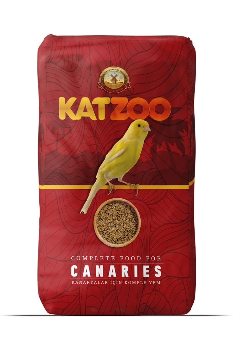 Katzoo Kanarya Karışık Yemi - Renkli Ekmeksiz- 20 kg