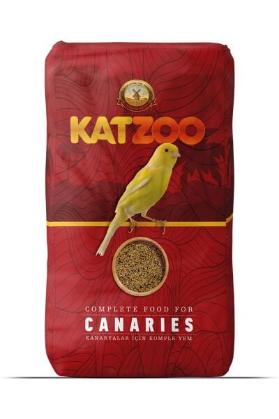 Katzoo Kanarya Karışık Yemi - Renkli Ekmeksiz- 20 kg