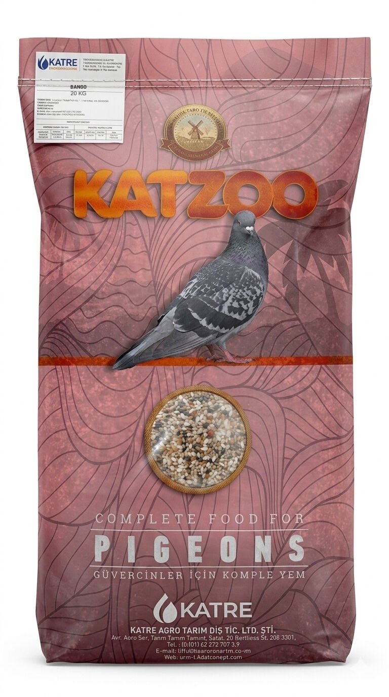 Katzoo Bango Güvercin Yemi 20kg