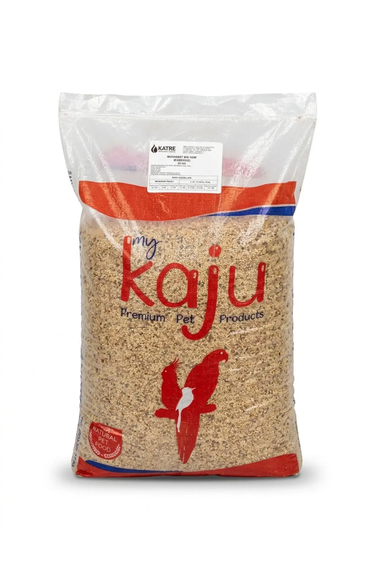 My Kaju Muhabbet Kuşu Yemi Karışık - Renkli Ekmeksiz - 25 kg