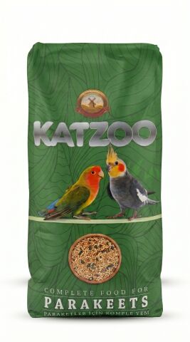 Katzoo Paraket Yemi - Ekmeksiz - 20 kg