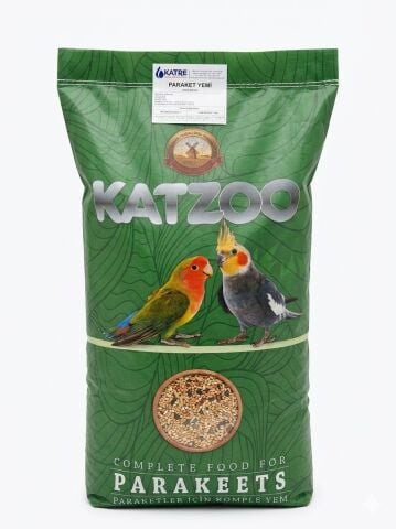 Katzoo Paraket Yemi - Ekmeksiz - 20 kg