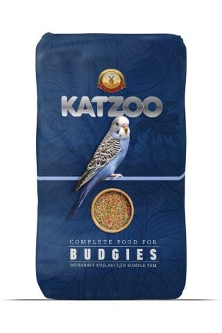 Katzoo Muhabbet Kuşu Yemi Özel Karışık - Renkli Ekmeksiz - 20 kg